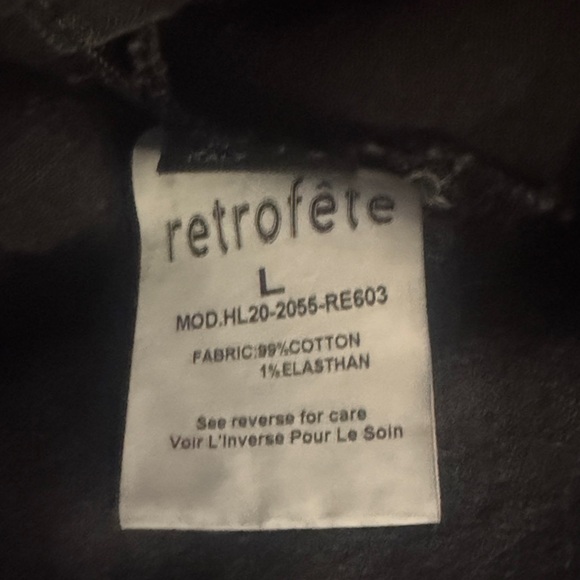 Retrofete Ada Black Jean Jacket - Picture 7 of 8